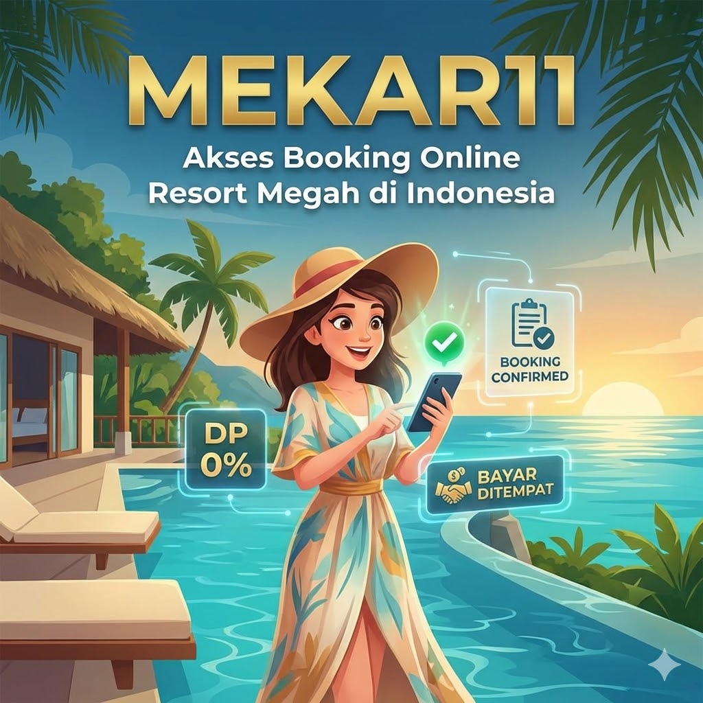 MEKAR11 - Akses Booking Online Resort Megah di Indonesia DP 0% Bayar Ditempat